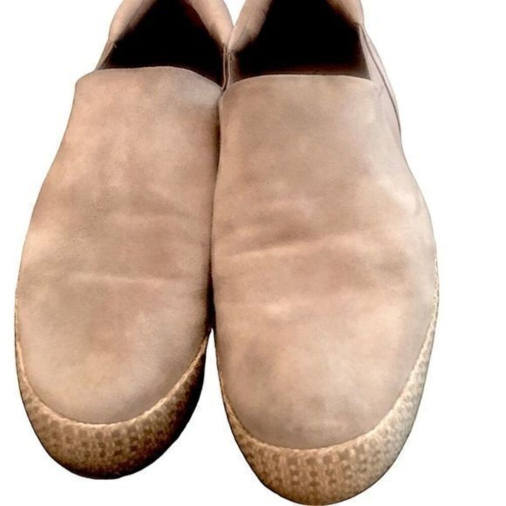 Vince Suede Taupe Platform Espadrilles Size 9 - Picture 2 of 5